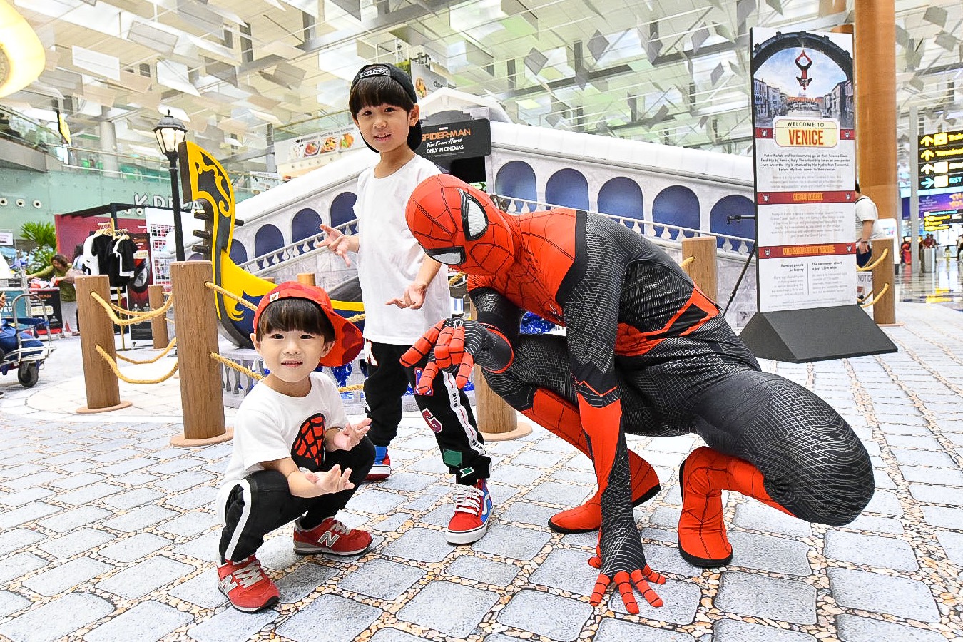 Changi Airport x Spider-Man Far From Home