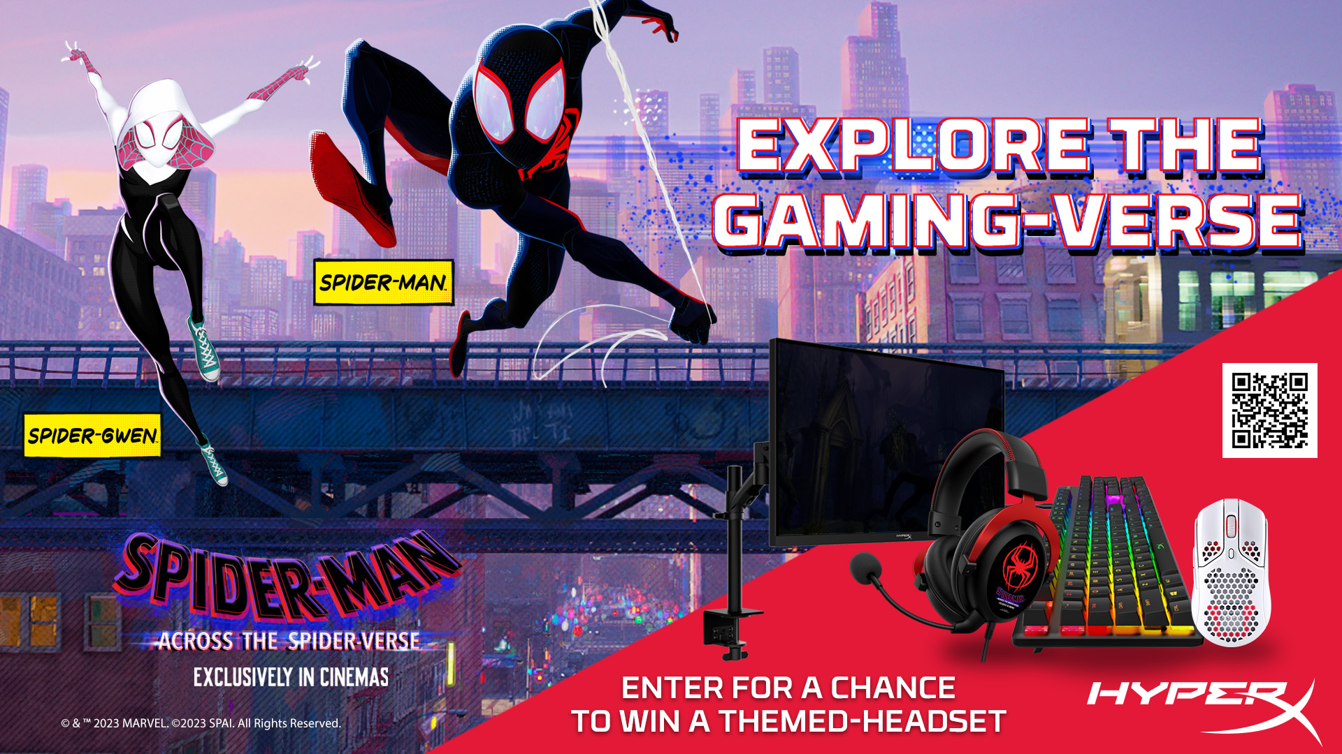 HyperX x Spider-Man Spider-Verse