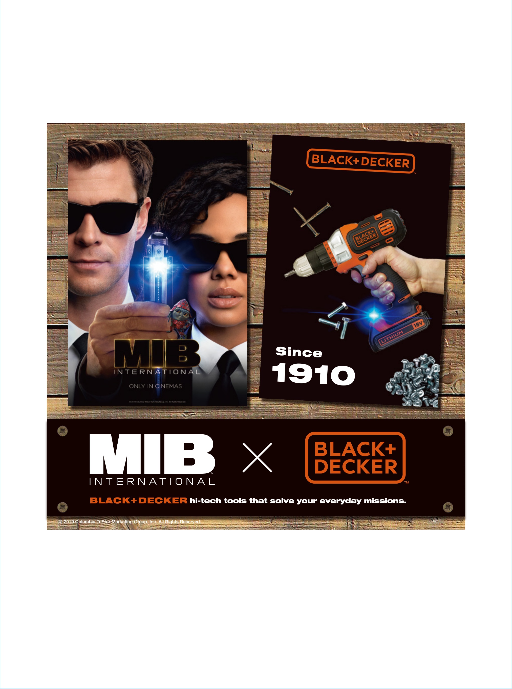 Black & Decker x Men In Black: International Key Visual
