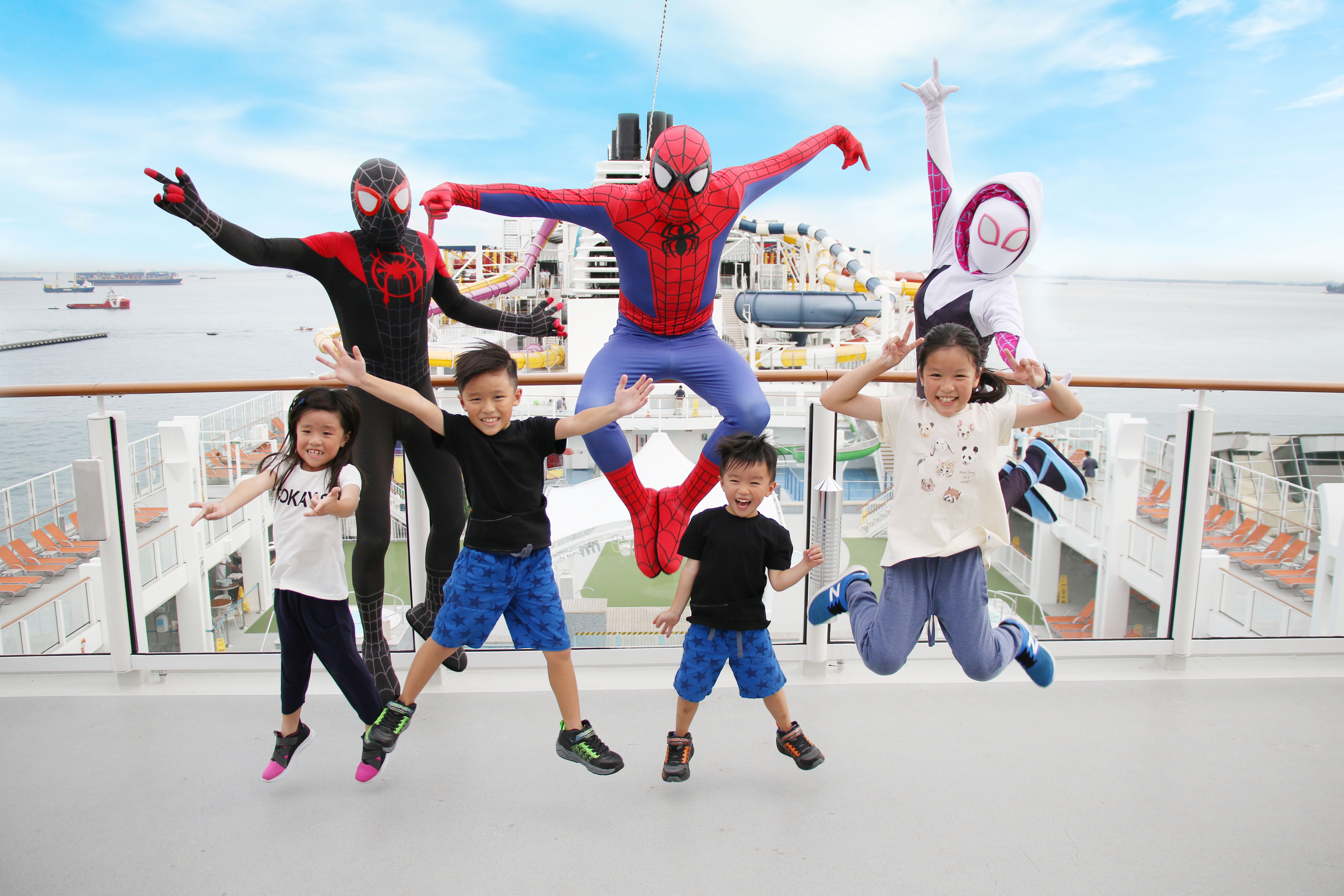 Genting Cruises x Spider-Man: Into the Spider-Verse Key Visual
