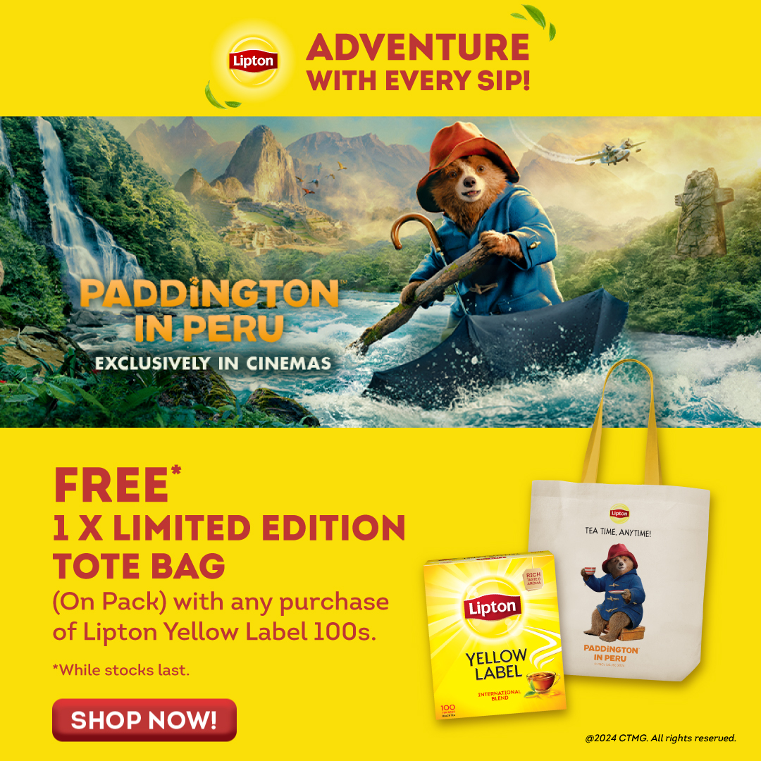Lipton x Paddington in Peru Key Visual