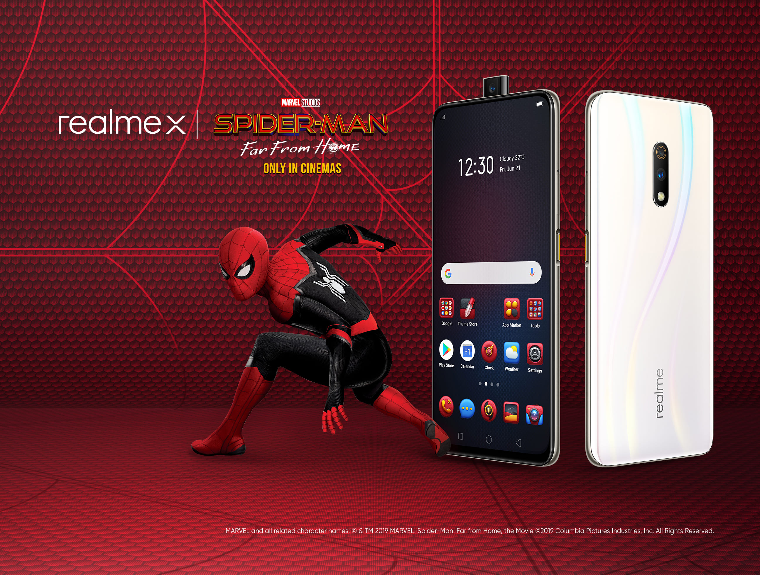 Realme × Spider-Man: Far From Home Key Visual