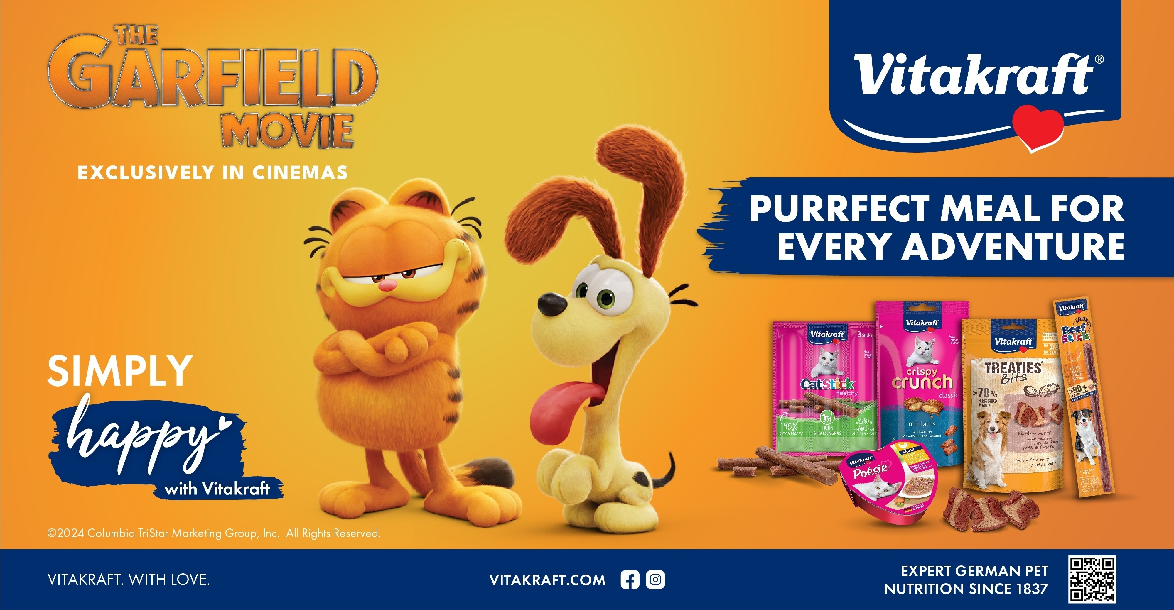 Vitakraft x Garfield Key Visual