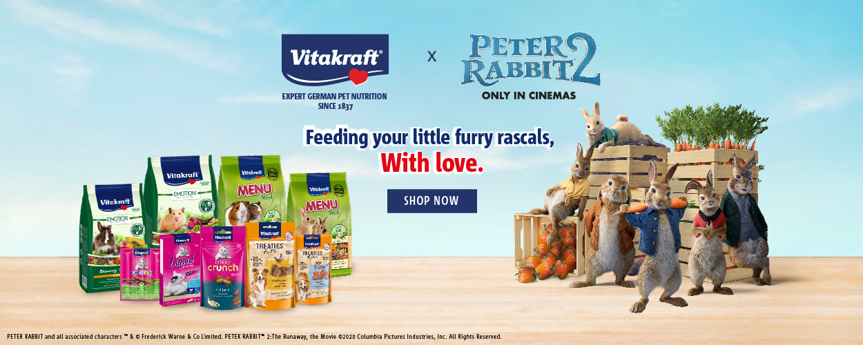 Vitakraft x Peter Rabbit 2 Key Visual